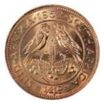 1952 George VI South Africa Quarter D Coin Graded PR66RD by PCGS. KM# 32.1 - Image 3