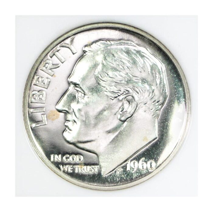 1960 United States Roosevelt Dime 10C NGC PF68 - Image 2