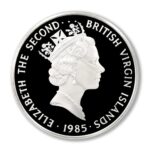 BVI Caribbean Treasure Teapot $20 1985 Proof Silver Crown .5983 ASW - Image 2