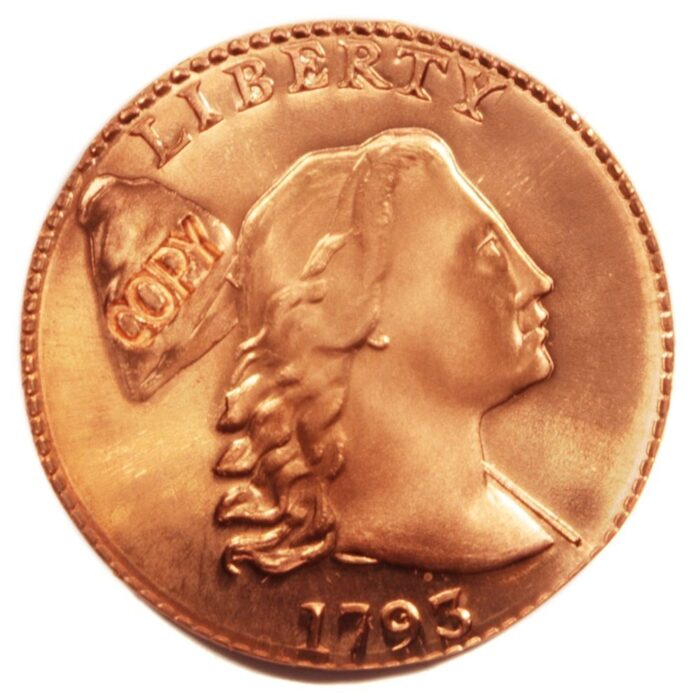 Proof Gallery Mint Replica of 1793 Liberty Cap Facing Right Cent w/Edge Lettering - Image 1