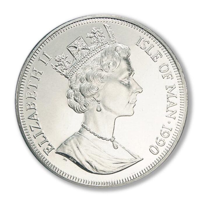 Isle Of Man Cat Coins Alley Cat 1990 Uncirculated - Image 2