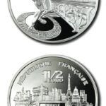 France 2003 Discus Thrower 1.5 Euros Proof Silver Crown