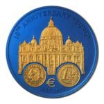 Liberia 10th Anniversary of the Euro San Marino $5 2006 Br. Unc Niobium Coin KM-865