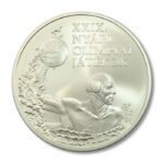 Hungary Olympics Water Polo 5,000 Forint 2008 BU Silver Crown COA .9356 ASW