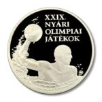 Hungary Olympics Water Polo 5,000 Forint 2008 Proof Silver Crown COA .9356 ASW