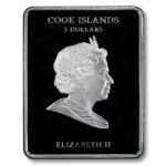 Cook Islands Masters Series J. Matejko -Wernyhora $5 09 Proof Silver Crown Inlaid Pearl 25 grams .925 - Image 2