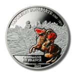 Cook Islands Napoleon Bonaparte $5 2009 Proof Silver Crown COA