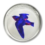Palau Barn Swallow $1 2009 Prism Technology Proof Crown