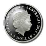 Australia ANA Boston Saltwater Crocodile $1 2010 Proof Silver Crown Box & COA - Image 3
