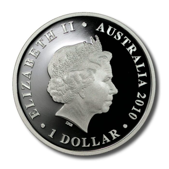 Australia ANA Boston Saltwater Crocodile $1 2010 Proof Silver Crown Box & COA - Image 3