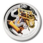 Tuvalu Lunar Snake Wealth & Wisdom 2 - 1oz .999 Proof Silver Coins 2013 Perth Mint Case & COA 2oz ASW - Image 2