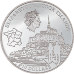 Mont Saint Michel - 2 oz Silver Coin .999 - Image 2