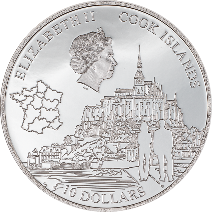 Mont Saint Michel - 2 oz Silver Coin .999 - Image 2